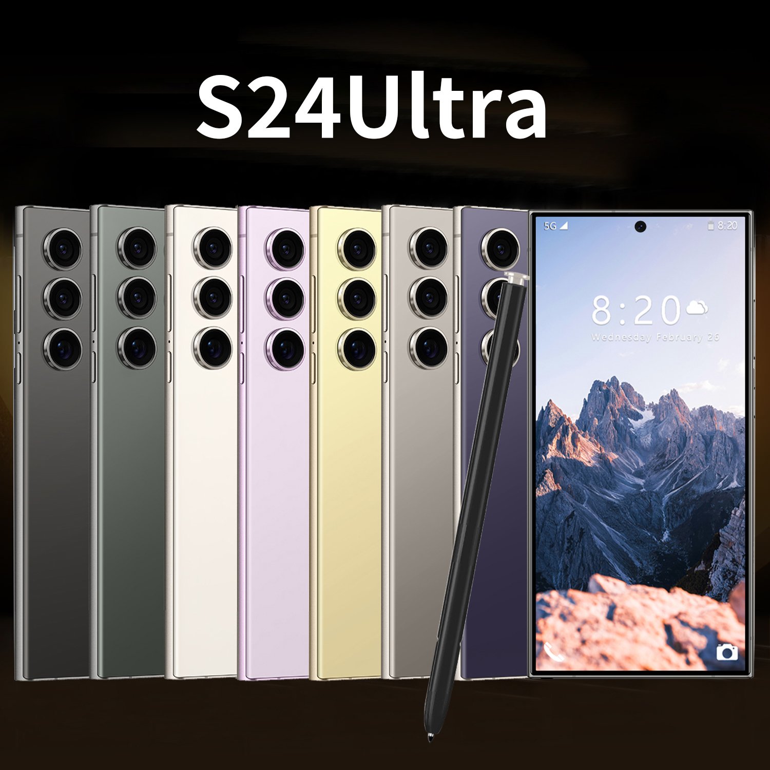 Original phones s24 ultra Smartphones For s24 ultra 16+1TB 4G Dual SIM Cellphone gaming Mobile Phone s24 ultra smartphone